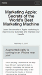 Mobile Screenshot of marketingapple.com